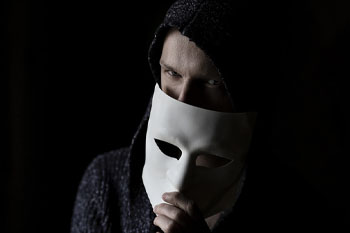 man wearing mask