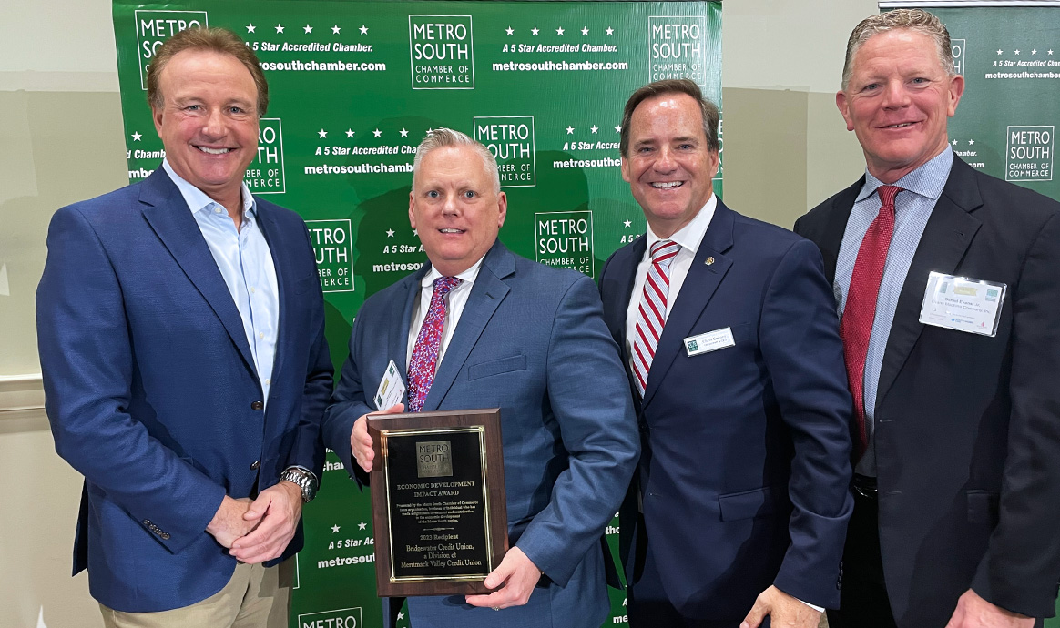 Bridgewater Credit Union Receives Economic Impact Award  