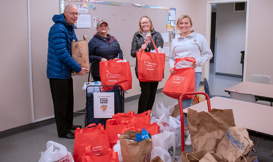 Merrimack Valley Credit Union Supports Local Food Pantries with Annual Food Drive