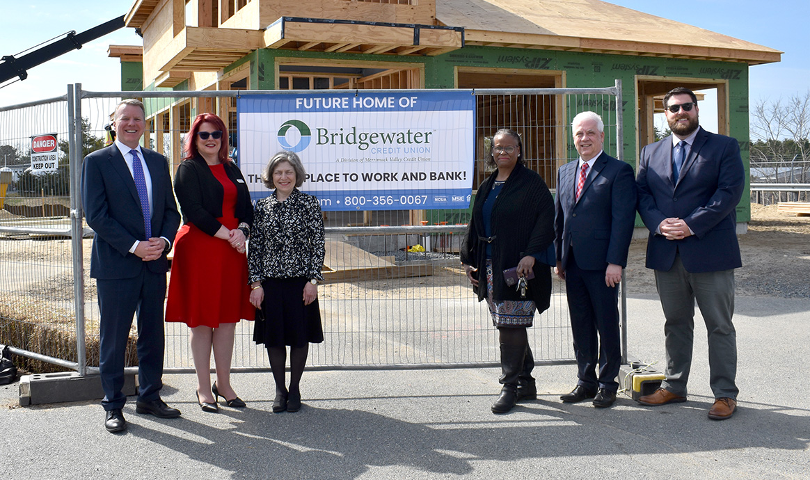 MVCU executives in front of new Plymouth branch